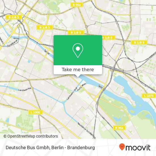 Карта Deutsche Bus Gmbh