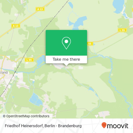 Friedhof Heinersdorf map