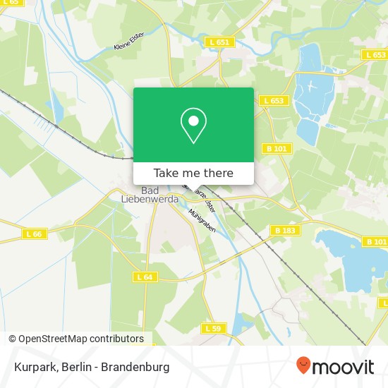 Kurpark map