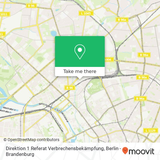 Direktion 1 Referat Verbrechensbekämpfung map