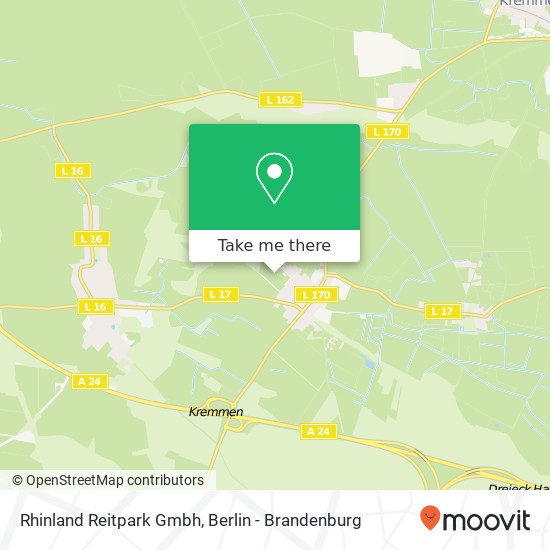 Rhinland Reitpark Gmbh map