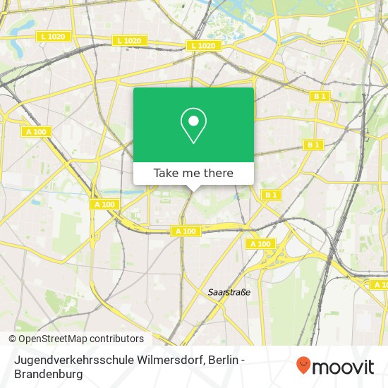 Jugendverkehrsschule Wilmersdorf map