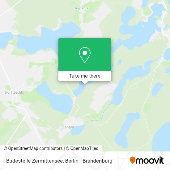 Badestelle Zermittensee map