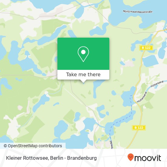 Kleiner Rottowsee map