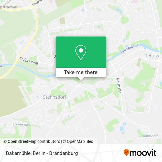 Bäkemühle map