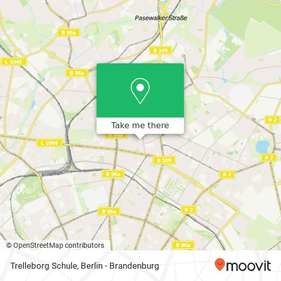 Trelleborg Schule map
