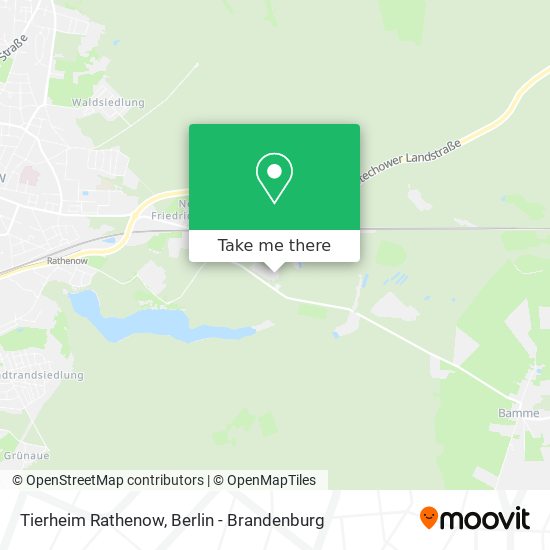 Tierheim Rathenow map