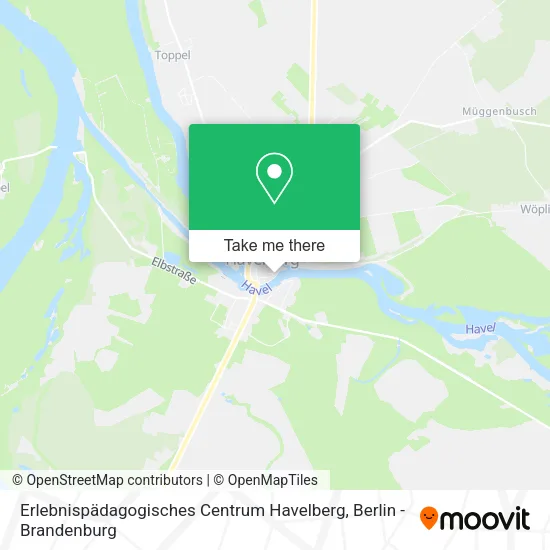 Карта Erlebnispädagogisches Centrum Havelberg