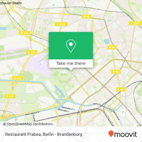 Restaurant Frabea map