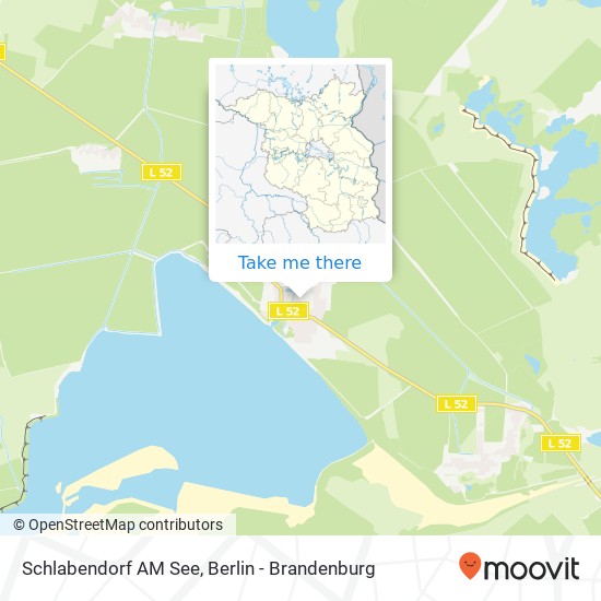 Schlabendorf AM See map