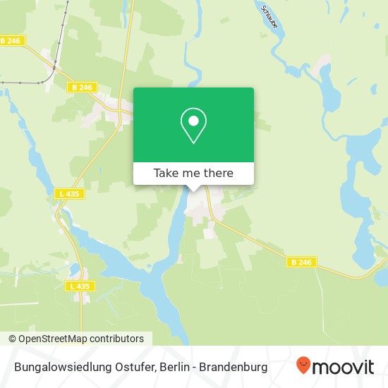 Bungalowsiedlung Ostufer map