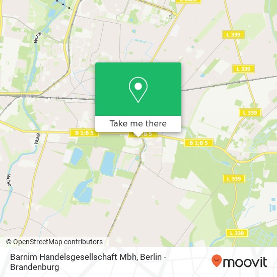 Barnim Handelsgesellschaft Mbh map