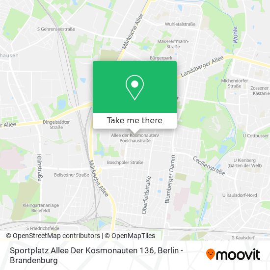 Sportplatz Allee Der Kosmonauten 136 map