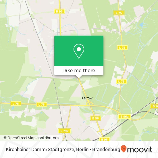 Карта Kirchhainer Damm/Stadtgrenze