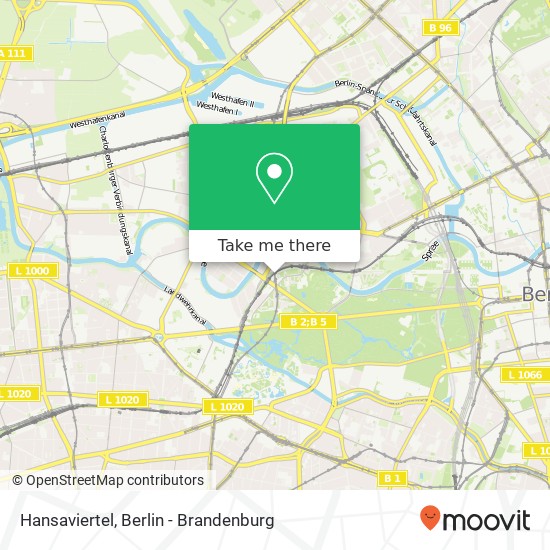 Hansaviertel map