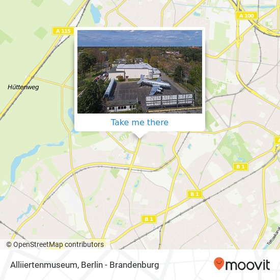 Alliiertenmuseum map