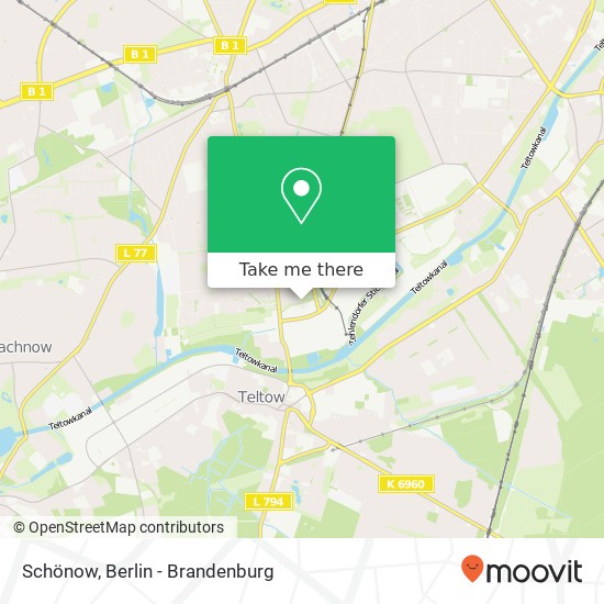 Schönow map