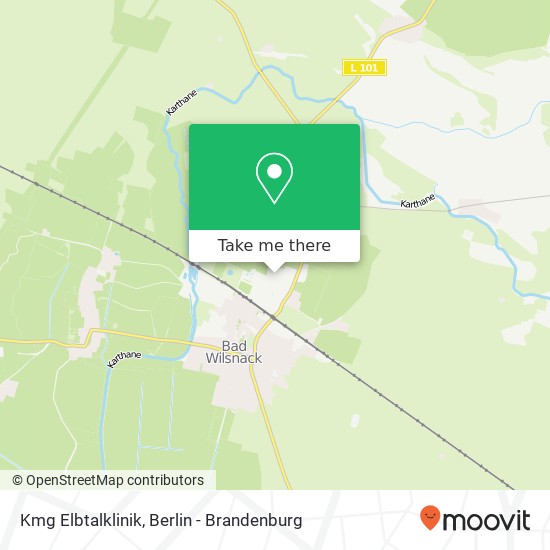 Kmg Elbtalklinik map