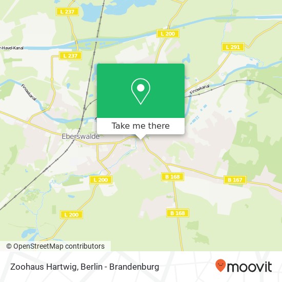 Zoohaus Hartwig map