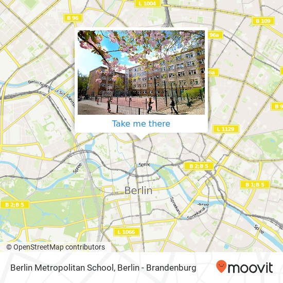 Карта Berlin Metropolitan School