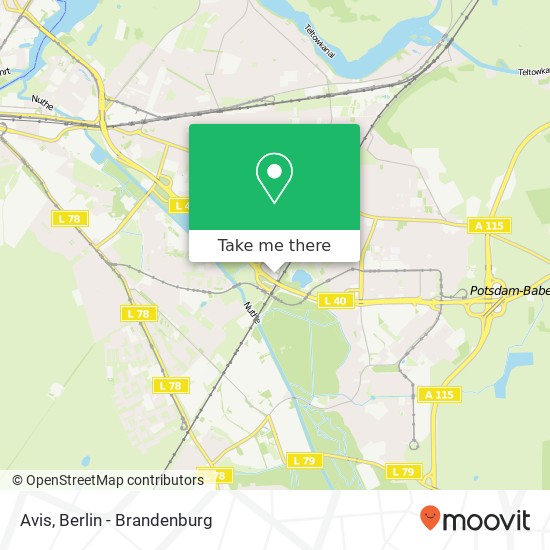 Avis map