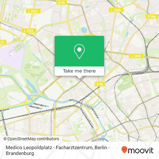 Medico Leopoldplatz - Facharztzentrum map