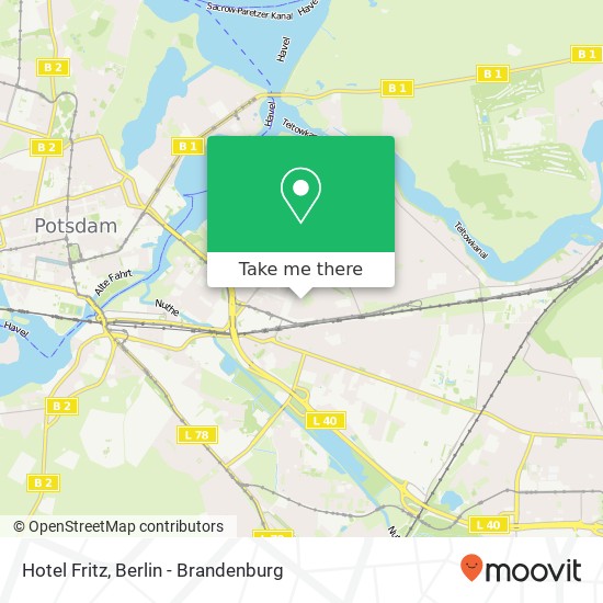 Hotel Fritz map