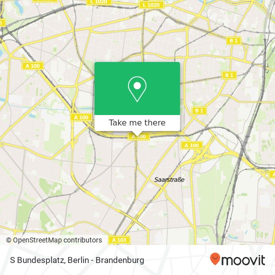Карта S Bundesplatz