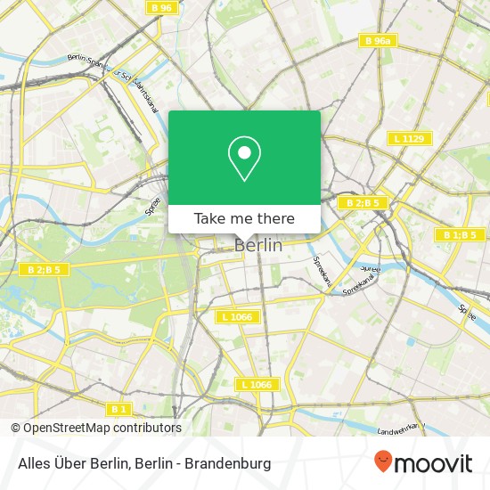 Alles Über Berlin map