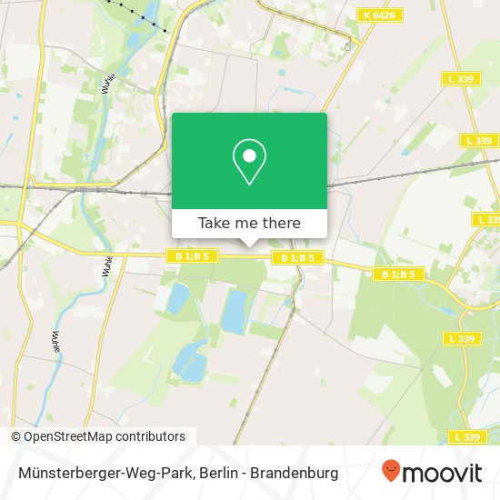 Münsterberger-Weg-Park map