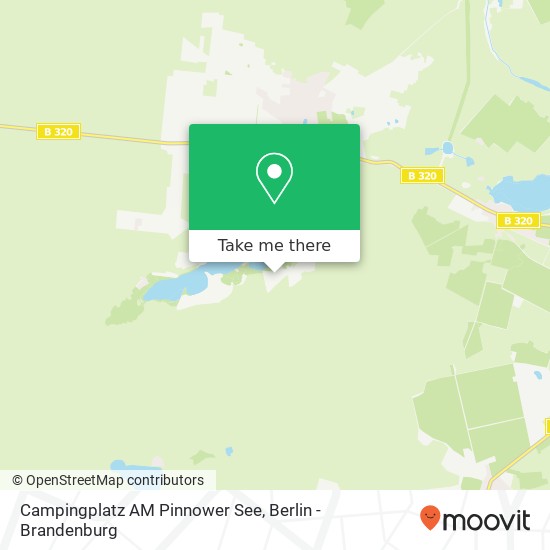 Карта Campingplatz AM Pinnower See