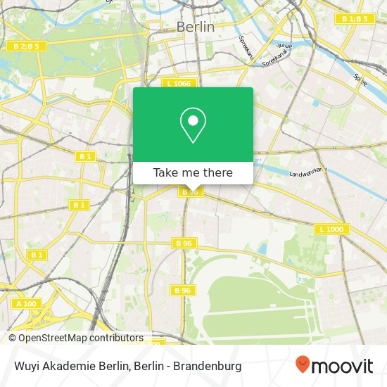 Wuyi Akademie Berlin map