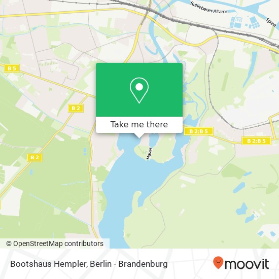 Bootshaus Hempler map