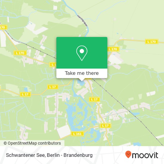 Schwantener See map