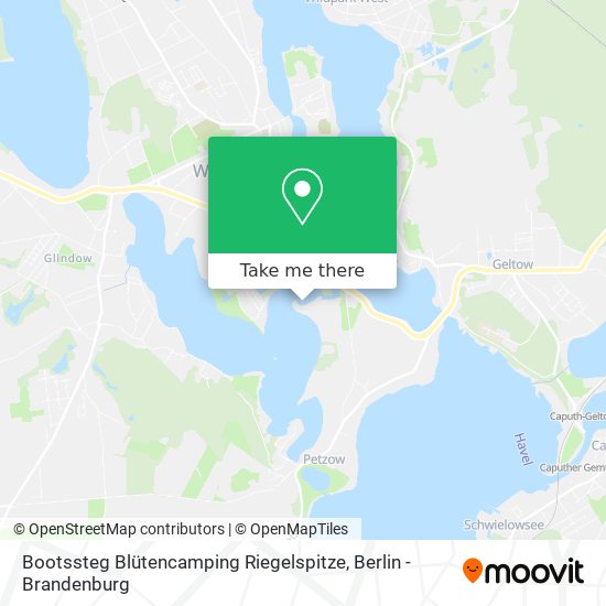 Bootssteg Blütencamping Riegelspitze map