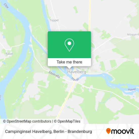 Карта Campinginsel Havelberg