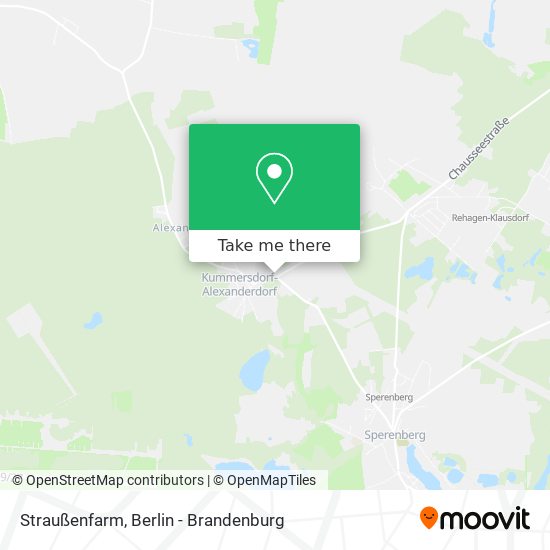 Straußenfarm map