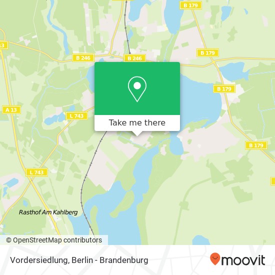 Vordersiedlung map