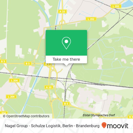 Карта Nagel Group - Schulze Logistik
