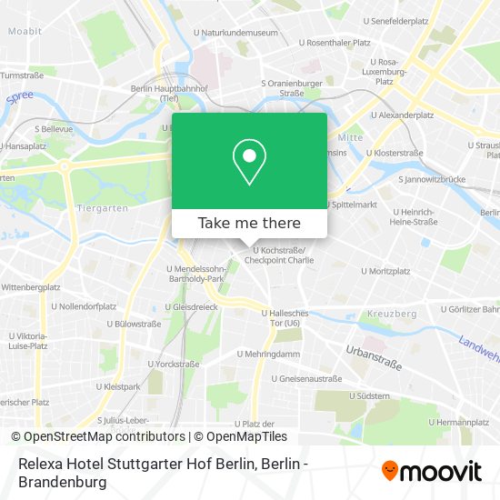 Relexa Hotel Stuttgarter Hof Berlin map