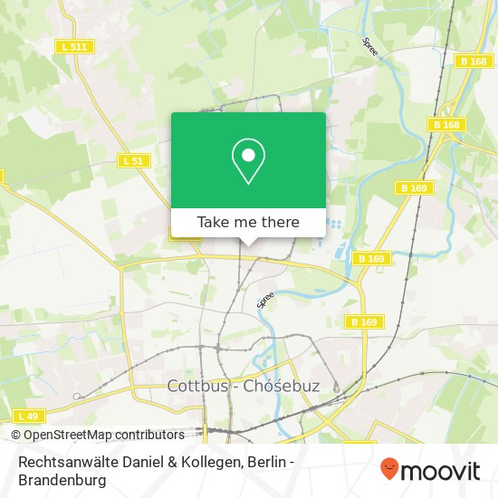 Rechtsanwälte Daniel & Kollegen map