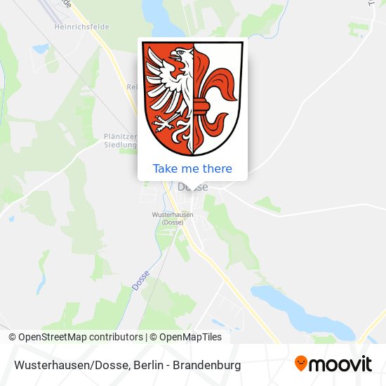 Карта Wusterhausen/Dosse