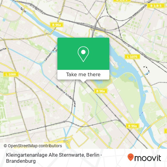 Kleingartenanlage Alte Sternwarte map