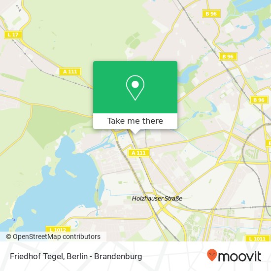 Friedhof Tegel map