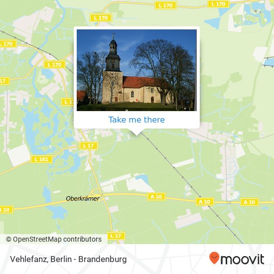 Vehlefanz map