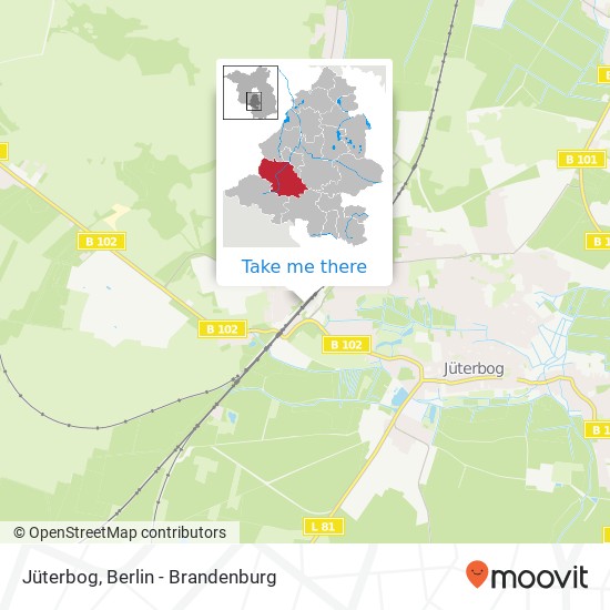Карта Jüterbog