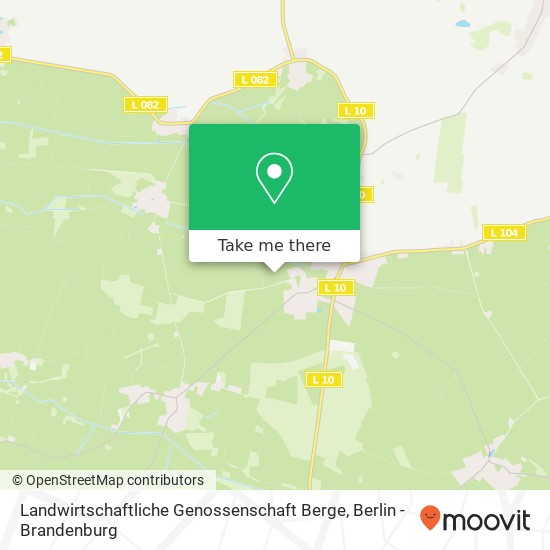 Landwirtschaftliche Genossenschaft Berge map