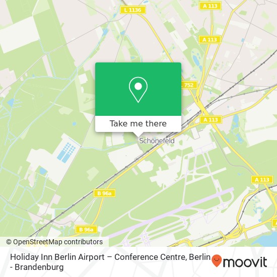 Holiday Inn Berlin Airport – Conference Centre map