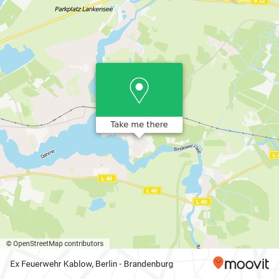 Ex Feuerwehr Kablow map