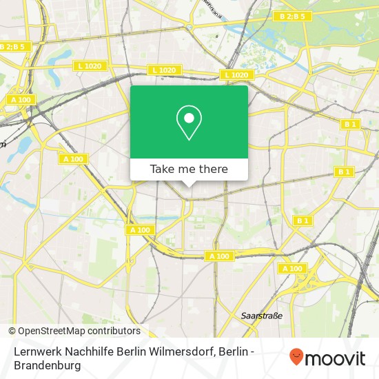 Lernwerk Nachhilfe Berlin Wilmersdorf map